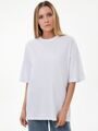 ФУТБОЛКА OVERSIZE BASIC WHITE M