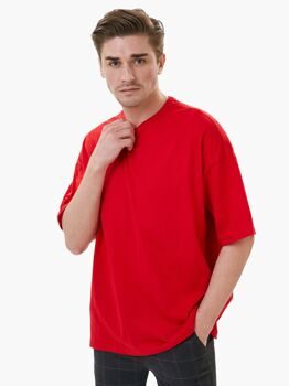 ФУТБОЛКА OVERSIZE BASIC RED S