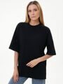 ФУТБОЛКА OVERSIZE BASIC BLACK S