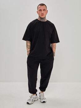 ФУТБОЛКА OVERSIZE PREMIUM BLACK S