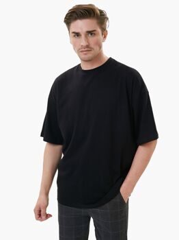 ФУТБОЛКА OVERSIZE BASIC BLACK S